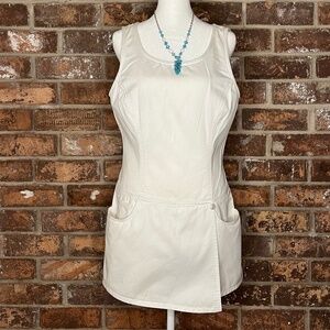 “Jordache” White Denim Skort Dress